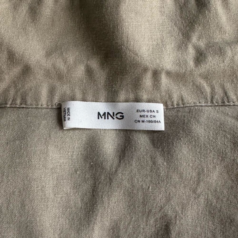 Mango Beige Short-Sleeve Romper - Picture 14 of 15